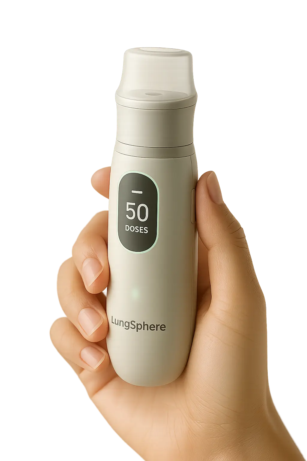 LungSphere device concept held in one hand